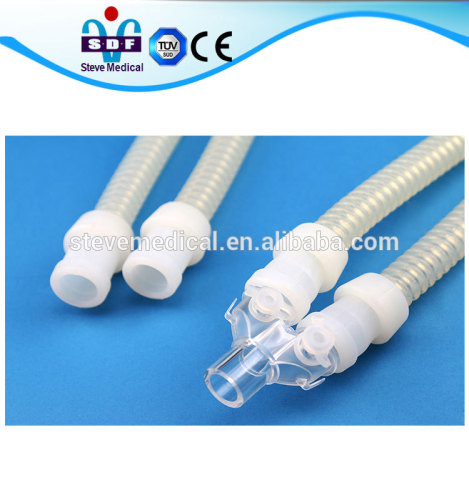 CE Certified Anesthesia Breathing Circuit, smooth bore tubing used for CPAP ventilator machine