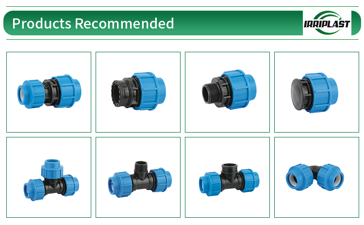 Quick Connect PP Compression Fittings for Water Supply plug fitting