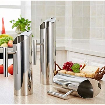 Stainless Steel Water Pitchers with Ice Guard