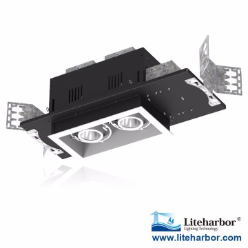 2 Lights Flanged Trim/ Trimless Recessed Multiple Downlight