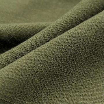 Linen and rayon(viscos)blended fabric