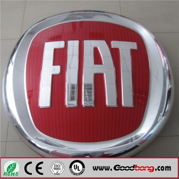 LED 3d Chrome plastic acrylic car logo sign