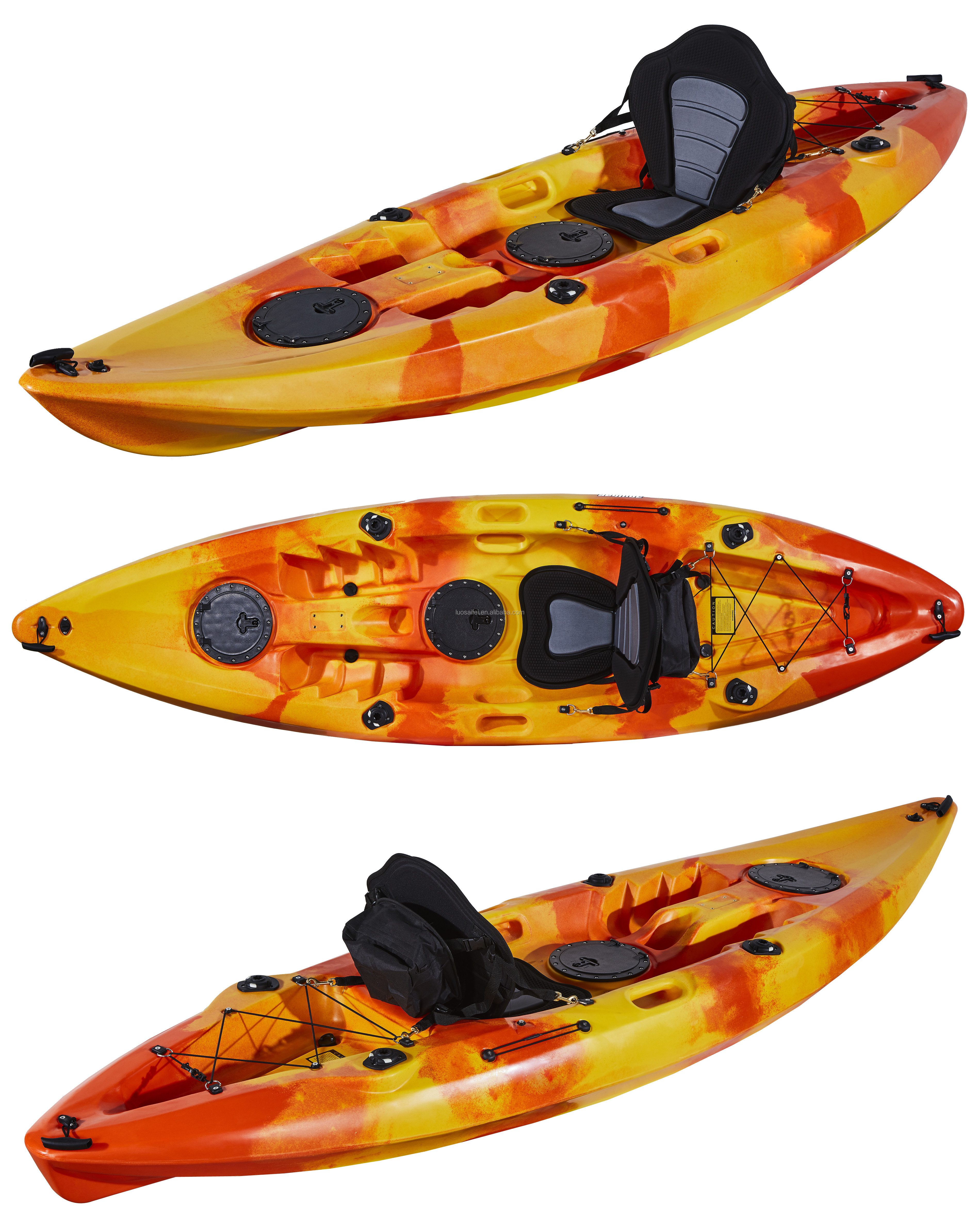 LLDPE Material and 1 Paddlers (Max) fishing kayak for USA