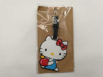 Custom Shape Soft PVC Luggage Tag Travel