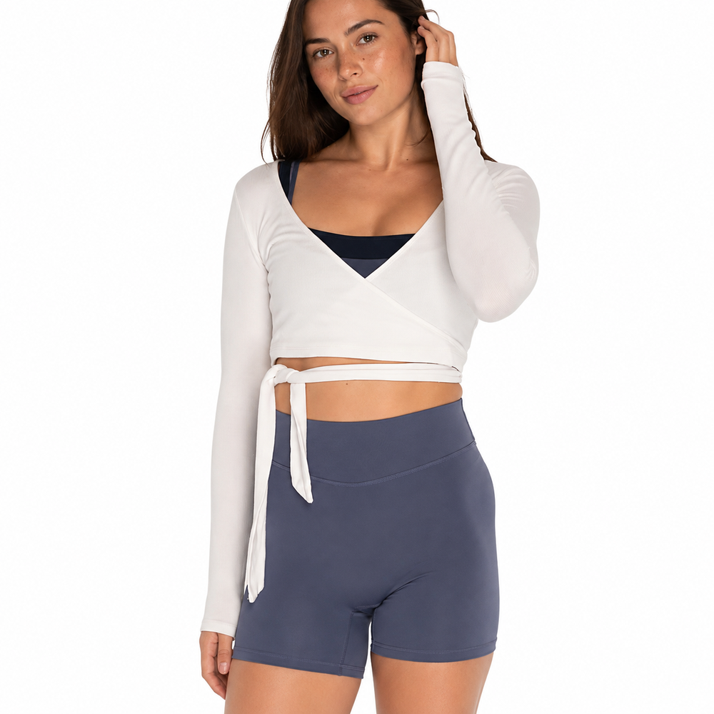 Женский длинный комплект для йоги из 2 предметов 2 Piece Women Wrap Long Yoga Set