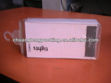 Custom pvc button closure packing frosted pvc cosmetic bag