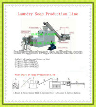 Laundry Soap Making Machine , 500kg/h Laundry Soap Product Line / Laundry Soap Finishing Line / laundry soap manufacturing plant