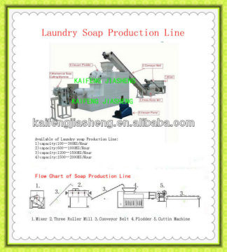 Laundry Soap Making Machine , 500kg/h Laundry Soap Product Line / Laundry Soap Finishing Line / laundry soap manufacturing plant