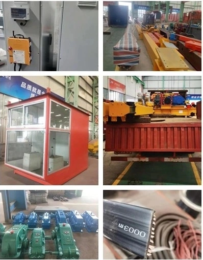 10 Ton Factory Supply Electric Hoist Trolley Traveling Double Beam Overhead Crane for Sale