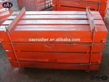 high chrome blow bar of impact crusher spare parts for shanbao
