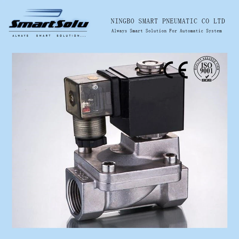 PU Polit Acting Narmally Closed Stainless Steel Matertial Solenoid Valves