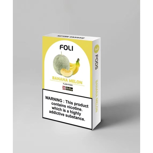 Foli Electronic Cigarette Pod transparente Flash Vape Pod