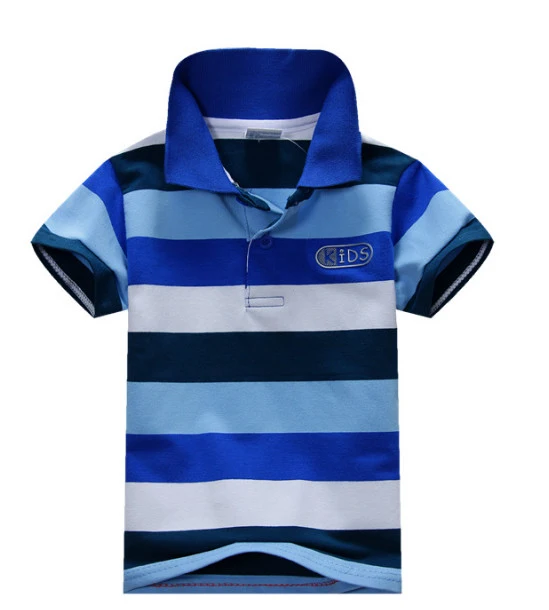 Wholesale Cotton Short Sleeve Kids T Shirt Boys Polo Shirt