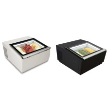 Portable 110V Mini Ice Cream Display Freezer Showcase - Hot Sale!