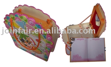 diary,lock diary in gift box,notebook