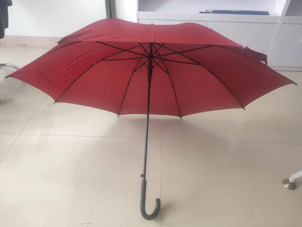 Wholesale Cheap Promotion Windproof Fast Delivery Straight Umbrella with Logo Printing