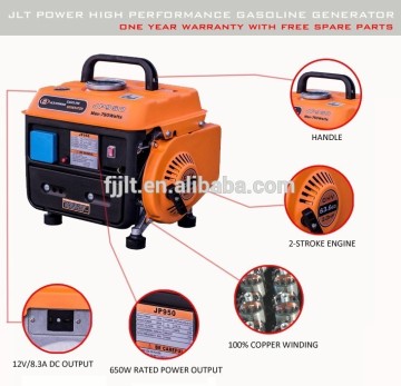 650W portable gasoline generators