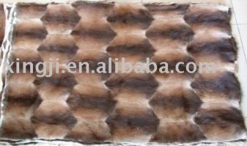 Muskrat skin plate