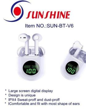 Modern Design Tws Earphone V6