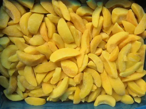 Frozen Fruits Sliced Yellow Peaches