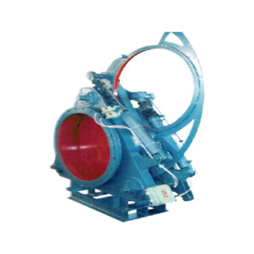 F743X hydraulic fan shaped blind plate valve