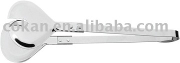 stainless steel food tong,serving tong,kitchen tong,salad tong CK-T055