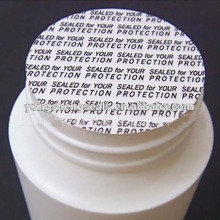 Pressure Sensitive inserts used apply to dry food bottle