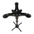 Industrial Crank Trumpet Wrought Metal Table Leg Bistro Coffee Outdoor Cast Iron Base For Dining Restaurant Table