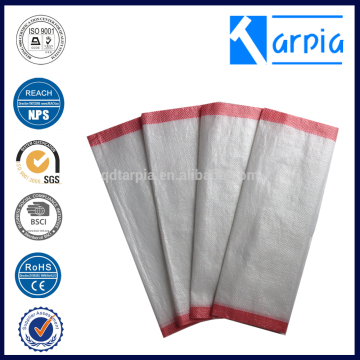 China pe Material Pe Woven Bag with Red Edge