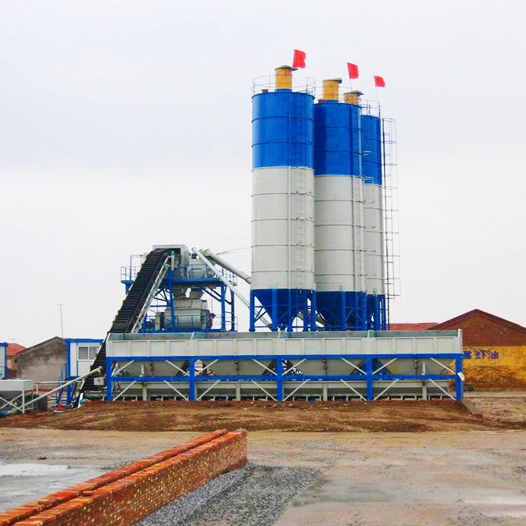 Cement automatic 60m3 concrete mixing plant machine