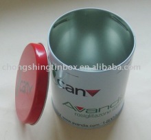 Round Gift Tin Can for make up