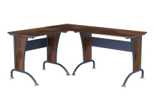 Modern Wooden L Desk for Efficient Home Office Setup