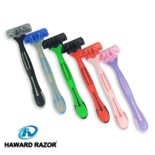 D316L no electric rubber handle razor blade knife shaving tool