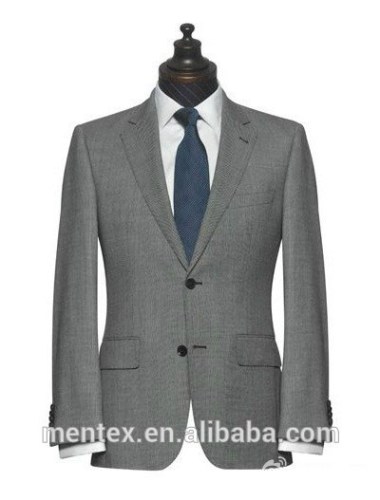 solid grey 70wool 30poly suit