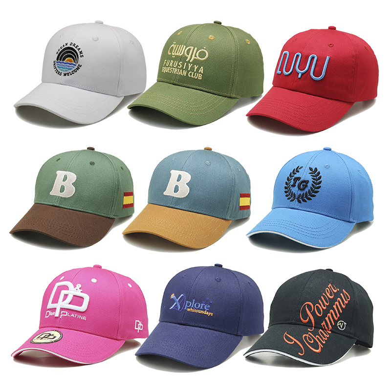 blank 6 panels caps custom running hat golf hats small MOQ dad cap