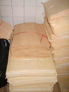 Back grade Beech veneer for plywood