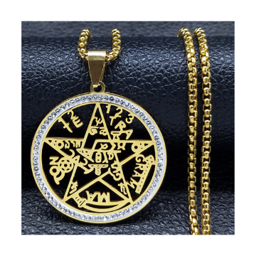 Witchcraft Pentagram Stainless Steel Necklace