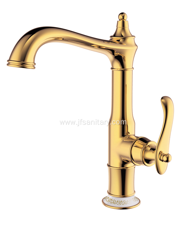 Quality Brass Single-Hole Kitchen Sink Faucet Set