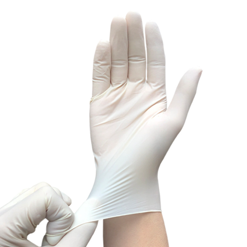 Latex Gloves Disposable Latex Gloves Powder Free Box Surgical Medical Examination Latex Hand Gloves Manufacturers