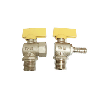 Angle type brass gas valves