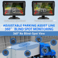 Soporte del sistema de monitor de vehículos de 6 canales de 10.1 pulgadas 2.5D Touch/H.265 Compresión SA-KC60TP