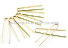 mini bamboo food tongs