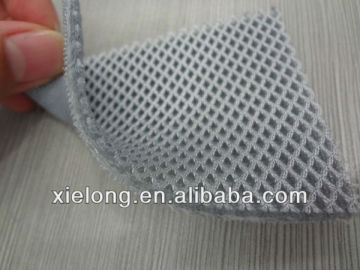 grey sandwich air power net mesh fabric