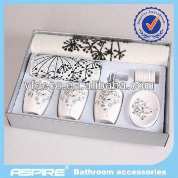 bathroom toiletry set ceramic