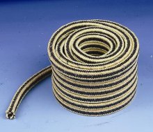 Graphite PTFE packing with Kelvar corners