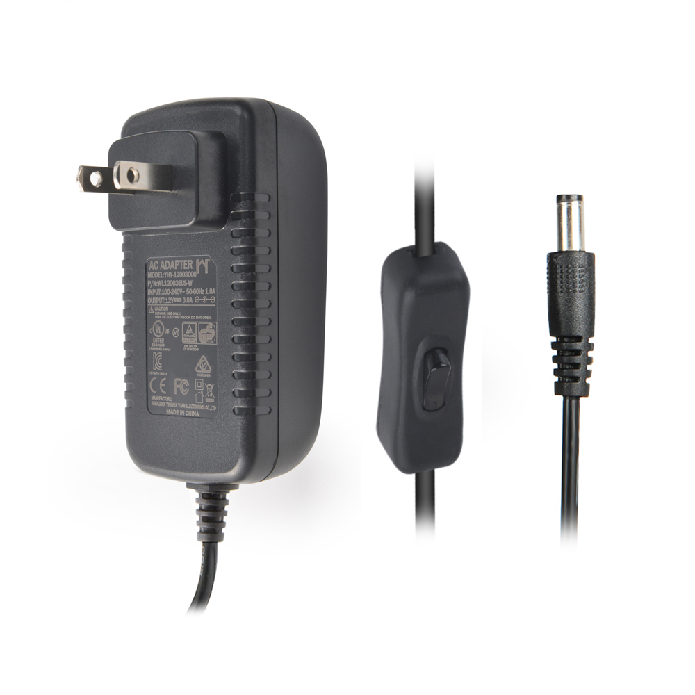 12v3a Us power adapter