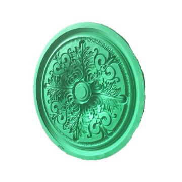 European-Style French Plaster Lamp Tray Mold with Relief Patterns