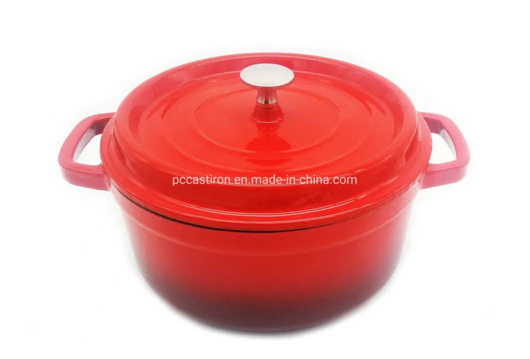 4qt Enamel Cast Iron Cooker Cookware Set Casserole