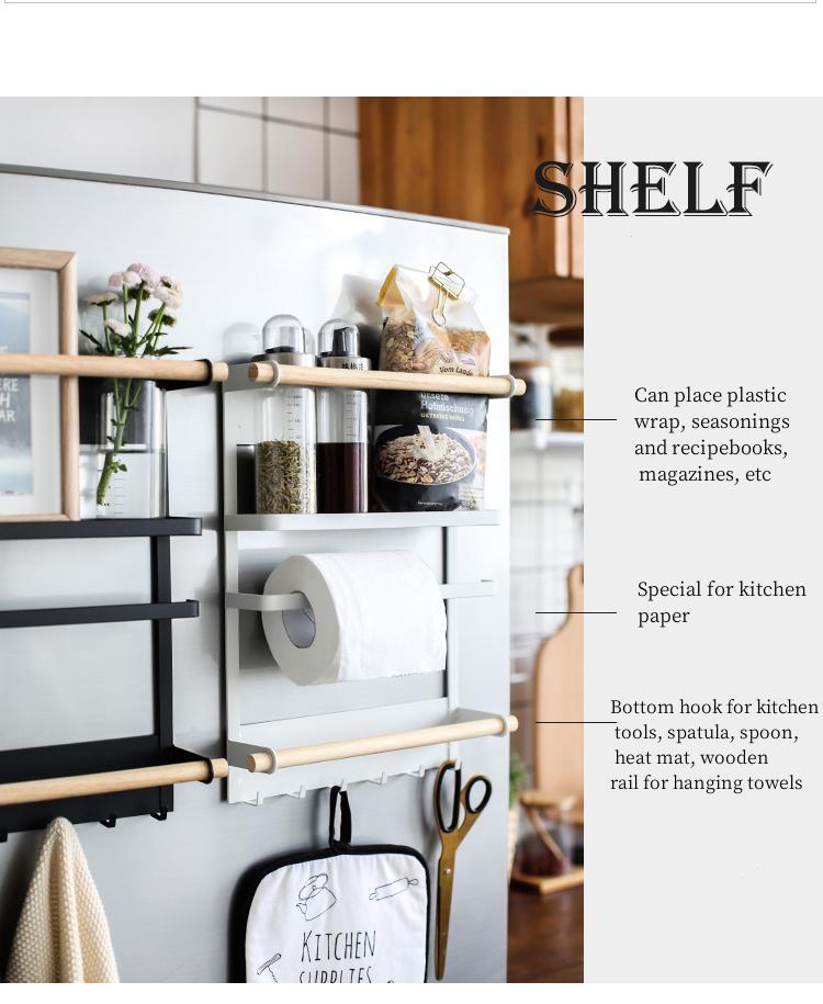 قفسه ذخیره سازی آشپزخانه دیواری kitchen Storage Rack Wall Mounted