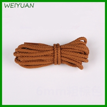 Polyester cheap classical custom shoe laces metal tip